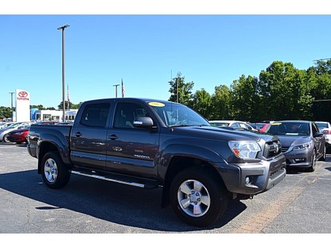 Magnetic Gray Metallic Toyota Tacoma V6 PreRunner Double Cab.  Click to enlarge.