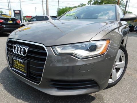 Quartz Gray Metallic Audi A6 3.0T quattro Sedan.  Click to enlarge.