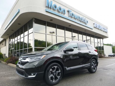 Crystal Black Pearl Honda CR-V Touring AWD.  Click to enlarge.