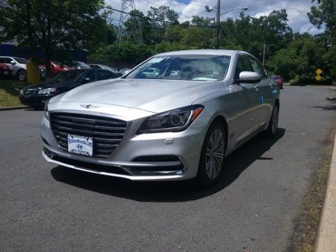 Santiago Silver Hyundai Genesis G80 AWD.  Click to enlarge.