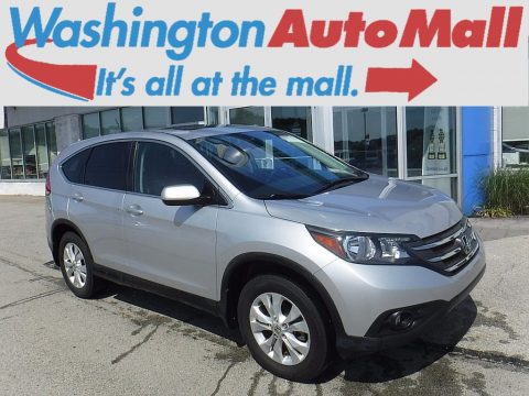 Alabaster Silver Metallic Honda CR-V EX AWD.  Click to enlarge.