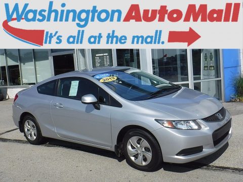 Alabaster Silver Metallic Honda Civic LX Coupe.  Click to enlarge.