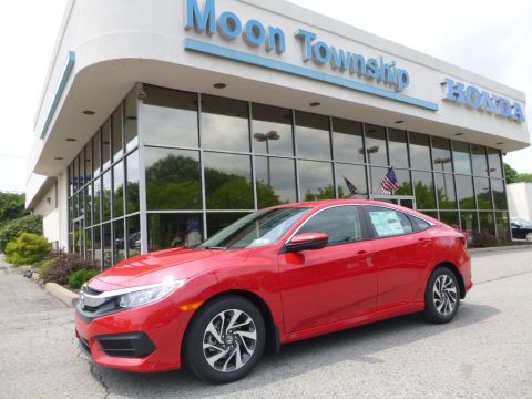 Rallye Red Honda Civic EX Sedan. Click to enlarge. Rallye Red Honda Civic EX Sedan. Click to enlarge.