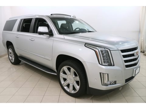 Radiant Silver Metallic Cadillac Escalade ESV 4WD.  Click to enlarge.