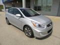 Front 3/4 View of 2017 Hyundai Accent Sport Hatchback #1