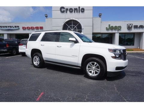 Summit White Chevrolet Tahoe LT.  Click to enlarge.