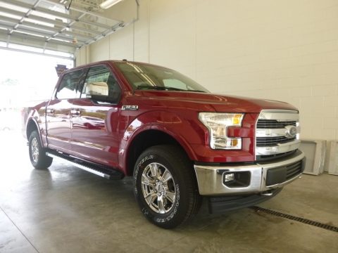 Ruby Red Ford F150 Lariat SuperCrew 4X4.  Click to enlarge.