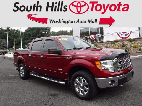 Ruby Red Metallic Ford F150 XLT SuperCrew 4x4.  Click to enlarge.