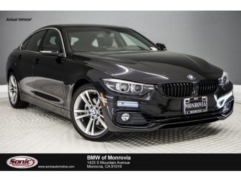 Black Sapphire Metallic BMW 4 Series 430i Gran Coupe.  Click to enlarge.