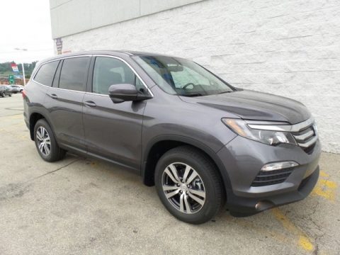 Modern Steel Metallic Honda Pilot EX-L AWD. Click to enlarge. Modern Steel Metallic Honda Pilot EX-L AWD. Click to enlarge.