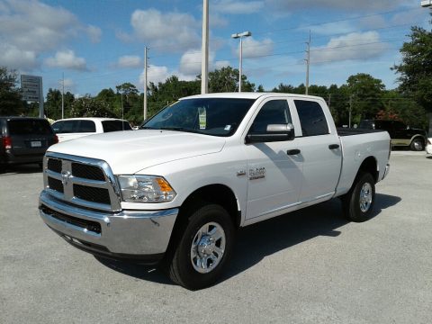 Bright White Ram 2500 Tradesman Crew Cab 4x4.  Click to enlarge.