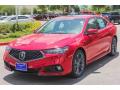 Front 3/4 View of 2018 Acura TLX V6 A-Spec Sedan #3
