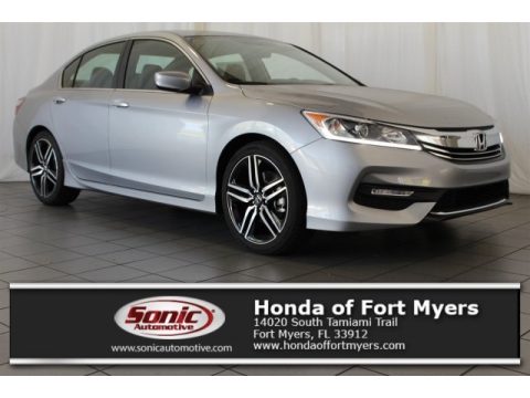 Lunar Silver Metallic Honda Accord Sport Sedan.  Click to enlarge.