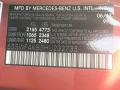 Mercedes-Benz Color Code 996 designo Cardinal Red Metallic #10