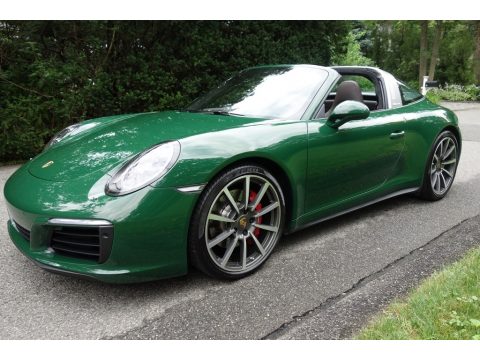 Paint to Sample Irish Green Porsche 911 Targa 4S.  Click to enlarge.