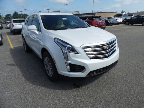 Crystal White Tricoat Cadillac XT5 Luxury AWD.  Click to enlarge.