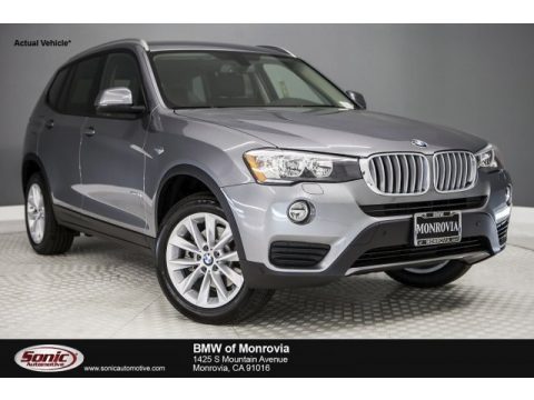 Space Gray Metallic BMW X3 sDrive28i.  Click to enlarge.