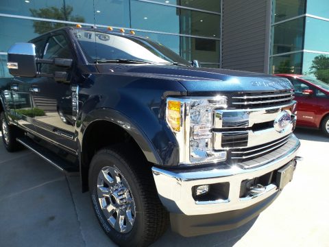 Blue Jeans Ford F250 Super Duty Lariat Crew Cab 4x4.  Click to enlarge.