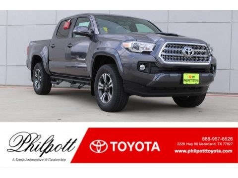 Magnetic Gray Metallic Toyota Tacoma TRD Sport Double Cab.  Click to enlarge.