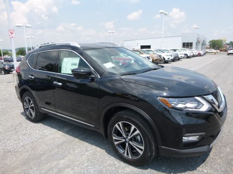Magnetic Black Nissan Rogue SL AWD.  Click to enlarge.
