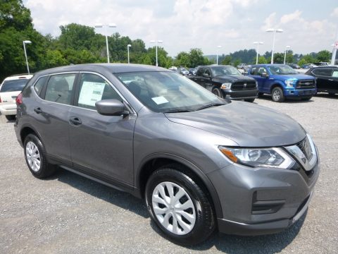 Gun Metallic Nissan Rogue S AWD.  Click to enlarge.