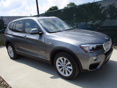 Space Gray Metallic BMW X3 xDrive28i.  Click to enlarge.