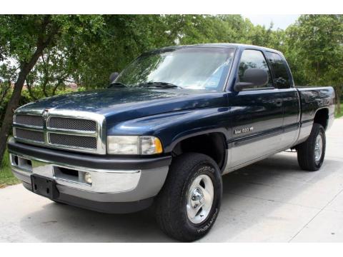 Intense Blue Pearlcoat Dodge Ram 1500 SLT Extended Cab 4x4.  Click to enlarge.