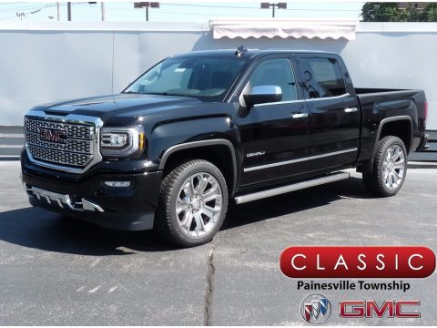 Onyx Black GMC Sierra 1500 Denali Crew Cab 4WD.  Click to enlarge.