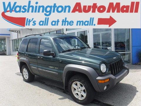 Shale Green Metallic Jeep Liberty Sport 4x4.  Click to enlarge.