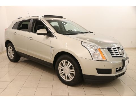 Silver Coast Metallic Cadillac SRX Luxury AWD.  Click to enlarge.