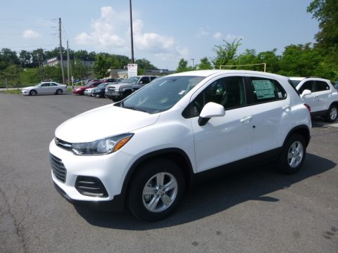 Summit White Chevrolet Trax LS AWD.  Click to enlarge.