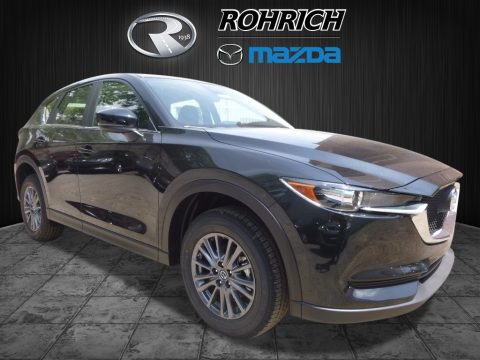 Jet Black Mica Mazda CX-5 Sport AWD.  Click to enlarge.