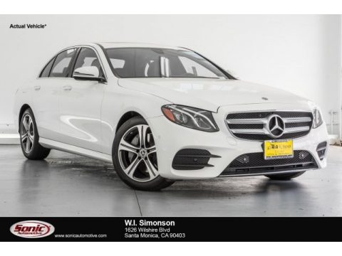 Polar White Mercedes-Benz E 300 Sedan.  Click to enlarge.