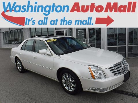 White Diamond Tricoat Cadillac DTS Luxury.  Click to enlarge.