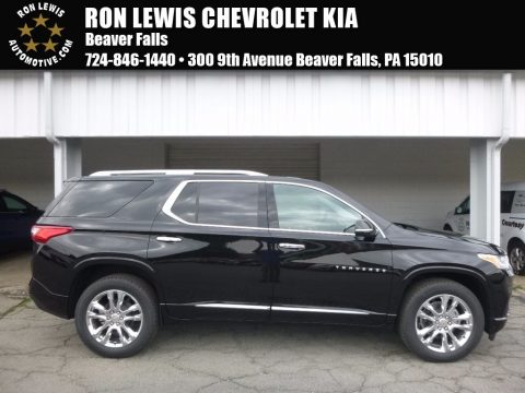 Mosaic Black Metallic Chevrolet Traverse High Country AWD.  Click to enlarge.