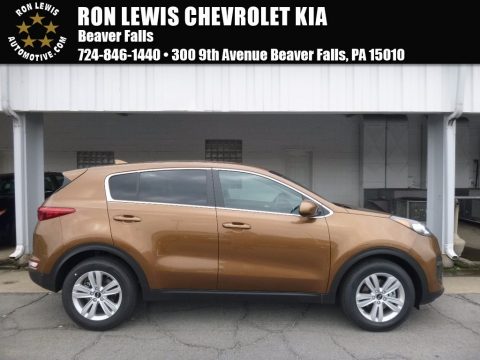 Burnished Copper Kia Sportage LX.  Click to enlarge.