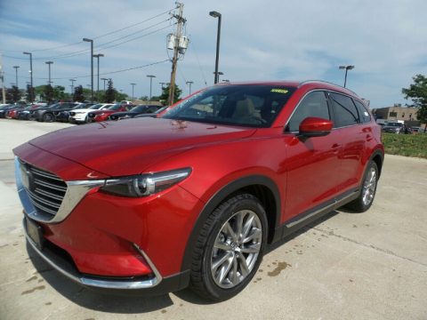 Soul Red Metallic Mazda CX-9 Grand Touring AWD.  Click to enlarge.