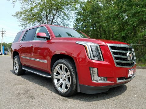 Crystal Red Tintcoat Cadillac Escalade Luxury 4WD.  Click to enlarge.