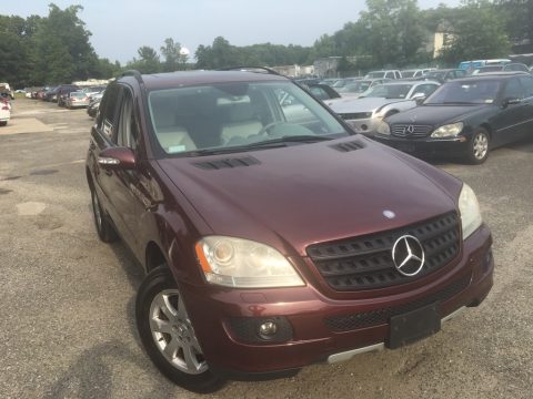 Barolo Red Metallic Mercedes-Benz ML 350 4Matic.  Click to enlarge.