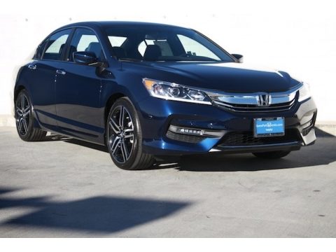 Obsidian Blue Pearl Honda Accord Sport Sedan.  Click to enlarge.