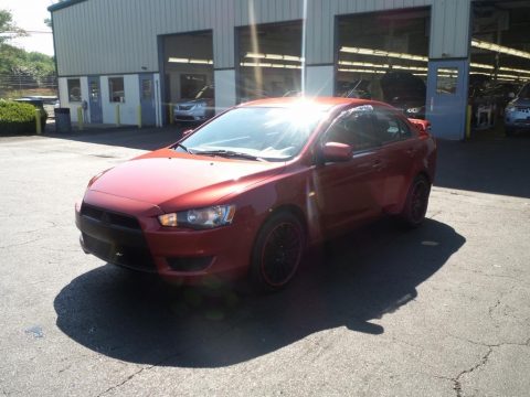 Rally Red Pearl Mitsubishi Lancer ES.  Click to enlarge.