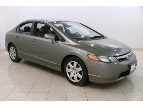 Galaxy Gray Metallic Honda Civic LX Sedan.  Click to enlarge.