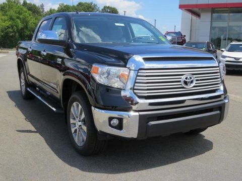 Midnight Black Metallic Toyota Tundra Limited CrewMax.  Click to enlarge.