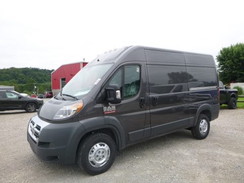 Granite Crystal Metallic Ram ProMaster 2500 High Roof Cargo Van.  Click to enlarge.