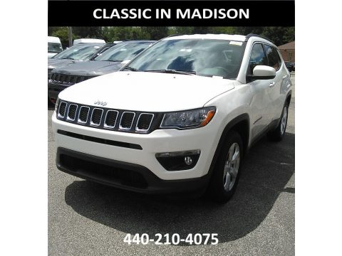 Bright White Jeep Compass Latitude.  Click to enlarge.