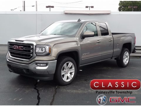 Pepperdust Metallic GMC Sierra 1500 SLE Double Cab 4WD.  Click to enlarge.