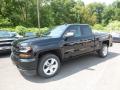 Front 3/4 View of 2018 Chevrolet Silverado 1500 Custom Double Cab 4x4 #1
