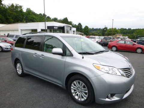Silver Sky Metallic Toyota Sienna XLE.  Click to enlarge.