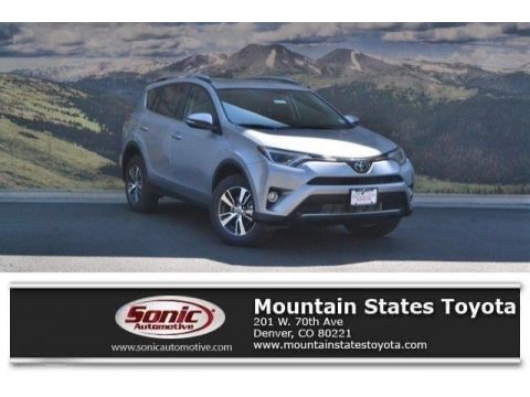 Silver Sky Metallic Toyota RAV4 XLE.  Click to enlarge.