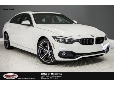 Alpine White BMW 4 Series 430i Gran Coupe.  Click to enlarge.